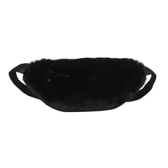 One-shoulder Messenger Fluffy Fanny Pack