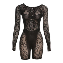 Curve Embrace Sexy High Waist Romper