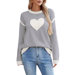 Gray Valentine’s Day Women’s Slim Fit  Top