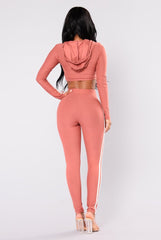 Pink Women's  Luxe Lounge Tracksuit Set