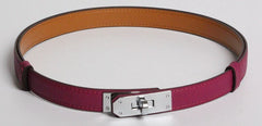 Luxury Style H Home New Kelly Leather Thin Belt Elegant & Stylish Women's Accessory