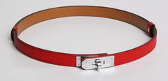 Luxury Style H Home New Kelly Leather Thin Belt Elegant & Stylish Women's Accessory