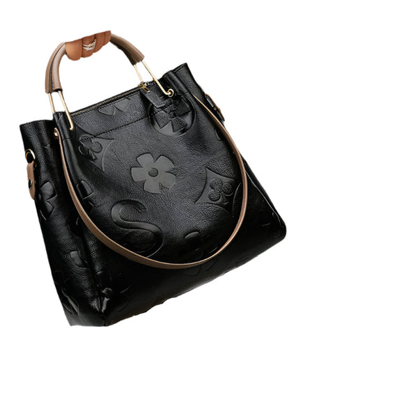 Luxury Fashion Messenger Shoulder Handbag  Elegant Leather Crossbody Bag for Women