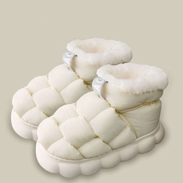 Soft Plush Women's Thick Soled Slippers  Ultimate Cotton Comfort