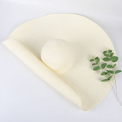 Seaside Serenity Oversized Sun Straw Hat