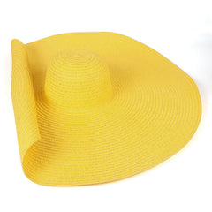 Seaside Serenity Oversized Sun Straw Hat