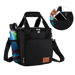 Thermal Lunch Bag  Insulated Travel Tote with Canister Carrier  Stylish & Functional Cooler Lunch Bag
