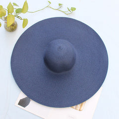 Seaside Serenity Oversized Sun Straw Hat