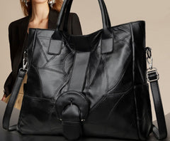 Black  Pure Luxury Tote Handbag 