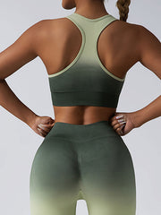 3Pack Seamless Ribbed Workout Set for Women  High Waist Yoga Shorts, Sports Bra & Activewear Outfit