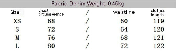 Tube Top Denim Maxi Dress