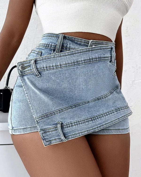 Denim Skirt/Short