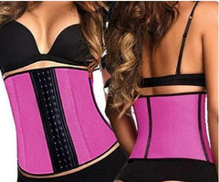 Colombian Latex Waist Trainer for Women 2-Hook Corset Cincher with Adjustable Tummy Control Sport Body Shaper