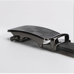 Men's Travel Belt Ultralight Genuine Leather Belt Slim Classic Style for Travel & Everyday Wear