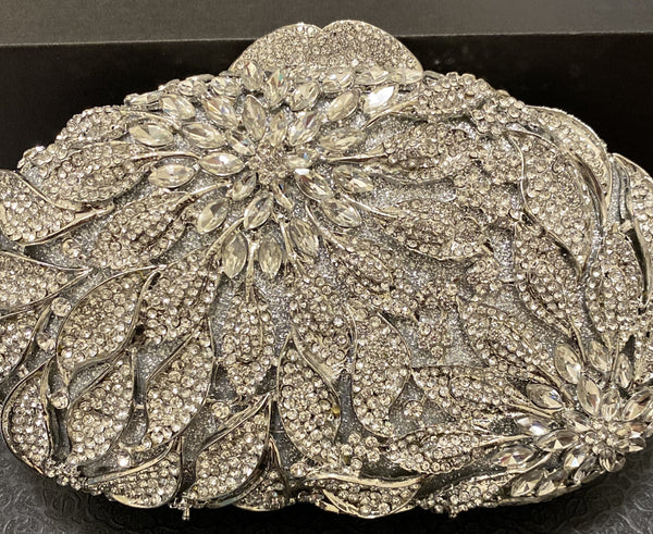 Jewel Glimmer Fashion Cutout Clutch