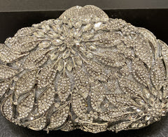 Jewel Glimmer Fashion Cutout Clutch