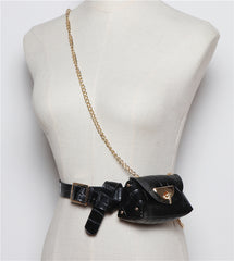 Chic Link Belt Pouch Bag