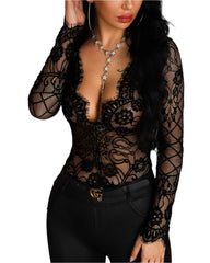 Embrace Sensual Sophistication: Lace Embrace Bodysuit | Elevate Your Intimates!