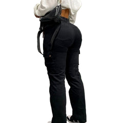 Women’s High-Rise Tapered & Straight Cargo Pants Cotton & Denim