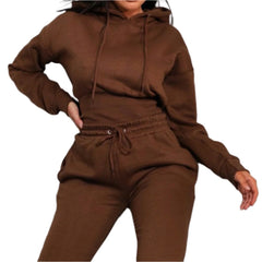 Zen Comfort: Aura Hooded Harmony Pant Set for Relaxation