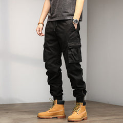 New Men's Black  Casual Trousers Cargo Pant