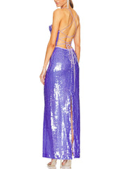Shimmer Breeze Bandeau Sequin Dress