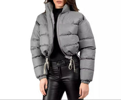 Women’s Essential Cropped Hooded Puffer Jacket