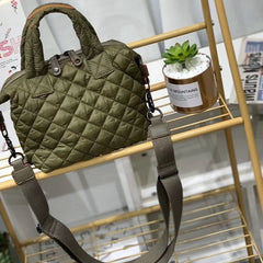 Olive Green Women's Fashion Casual Portable Shoulder Messenger Bag