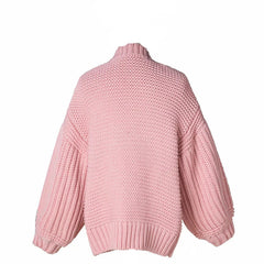 Kamilla Chunky Crochet Knit Cardigan  Cropped Sweater Jacket for Women