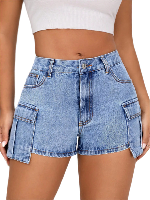 Vacation Slim Fit Bliss Women’s Stretch Denim Shorts Comfy & Chic
