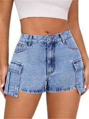 Vacation Slim Fit Bliss Women’s Stretch Denim Shorts Comfy & Chic