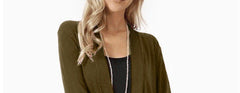 Women’s Open Front Cardigan Slim Fit or Oversized, Long Sleeve Casual Sweater with Pockets