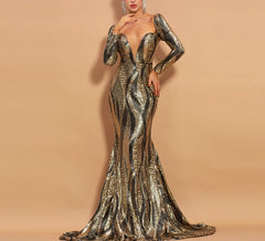 Own the Night: Flaunt Your Figure in our Chic Contours Waist-Slimming Evening Prom Dress!