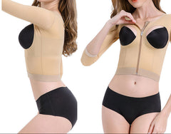 Post-Surgery Compression Vest with Sleeves  Arm Liposuction Recovery Shapewear