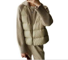 Mono Zip Minimalist Loose Fit Zipper Sweater  Modern Stitch Style