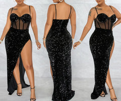 Sparkle Breeze Sequin Chic Sling Dress