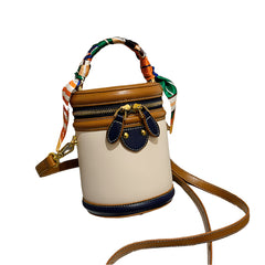Classic Cylinder Messenger Bag - Luxury Style with Practical Design
