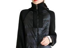 Mono Zip Minimalist Loose Fit Zipper Sweater  Modern Stitch Style