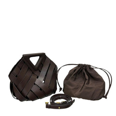 Brown Women's Triangle Magnetic Buckle Crossbody Handbag – Stylish & Versatile Women's Bag