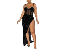 Sparkle Breeze Sequin Chic Sling Dress