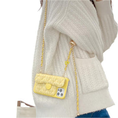Yellow Spring Chain Link iPhone Case
