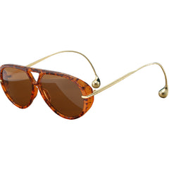 Classic Pilot Style Flat Top Metal Frame Sunnies