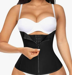 Plus Size Women’s  Zipper Waist Trainer  Adjustable Slimming Corset