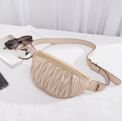White Luxury Approach Fanny Pack 