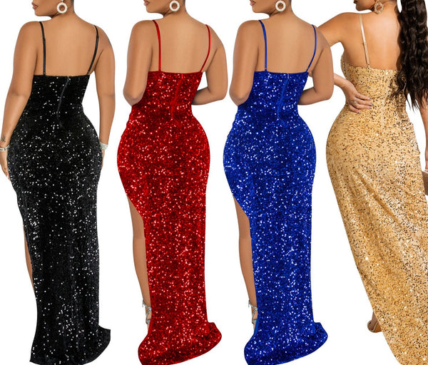 Sparkle Breeze Sequin Chic Sling Dress