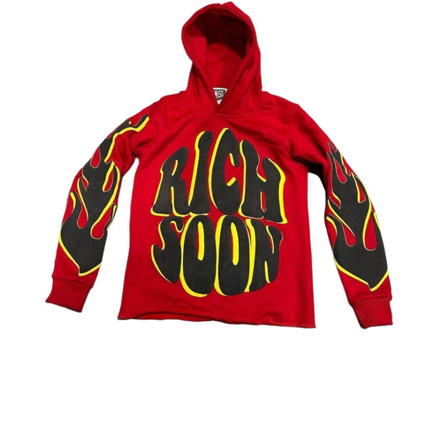 Urban Vibes Men's Graphic Hoodie Casual Loose Fit with Bold Text Print