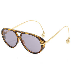 Classic Pilot Style Flat Top Metal Frame Sunnies