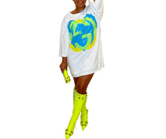 Glam Glow Sequin Shirt Dress Sparkle & Shine Mini Fit