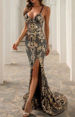 Unleash Your Inner Diva: Shop Stunning Women's Gold Leopard Prom Dresses Shop Now !