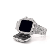 Luxury smart Full Diamond Inlaid  iphone Watch Strap Timepiece